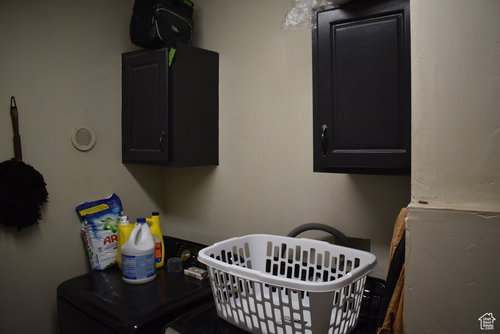 View of laundry room