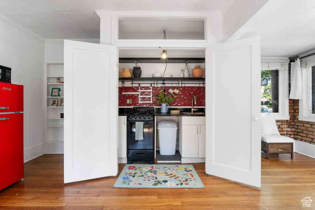 Pantry with a sink