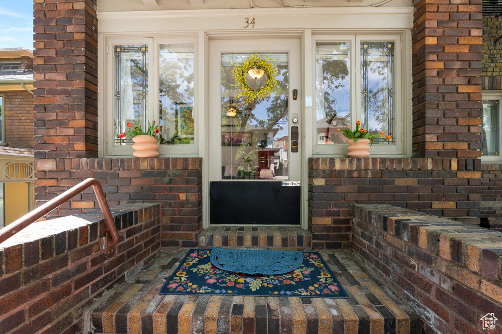 View of entrance to property