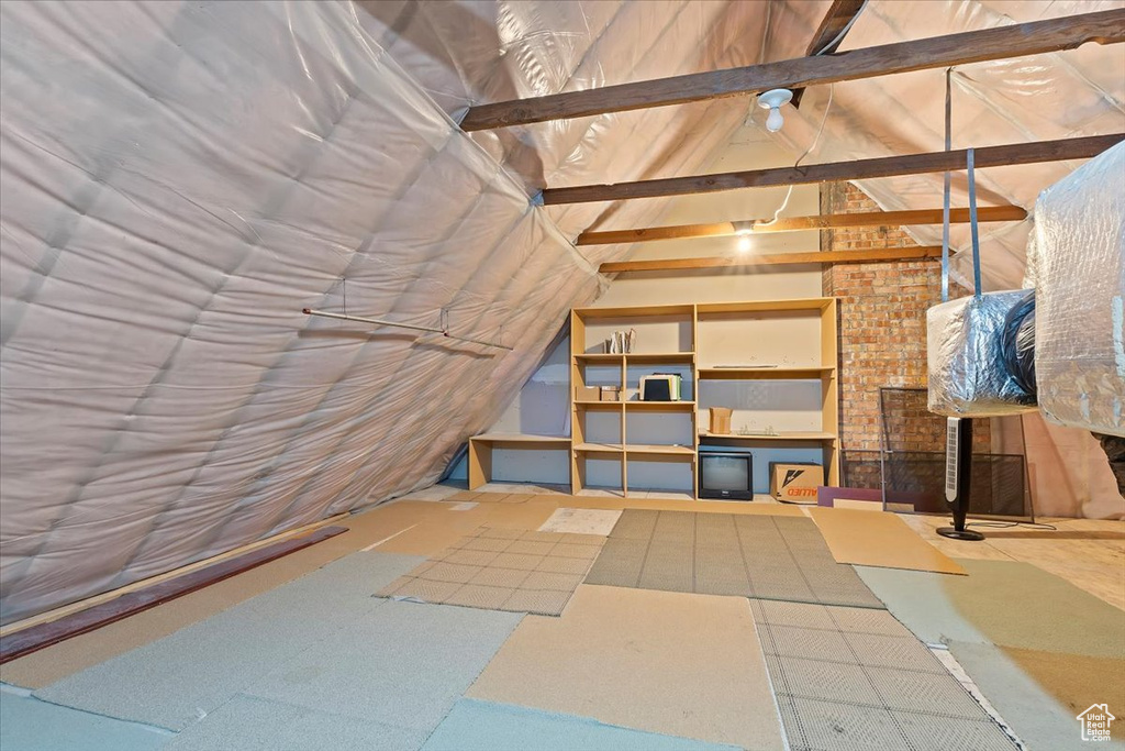 View of attic