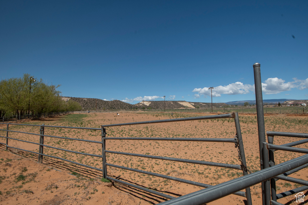 View of yard with a view of rural / pastoral area