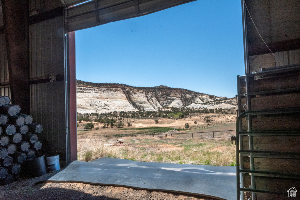 Mountain view featuring rural landscape