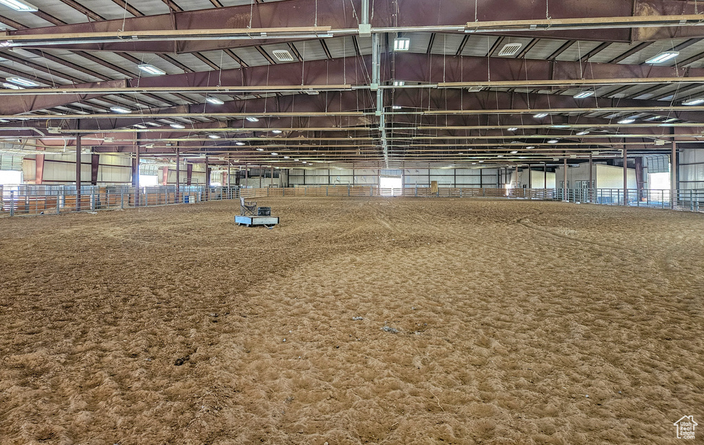 View of indoor riding arena