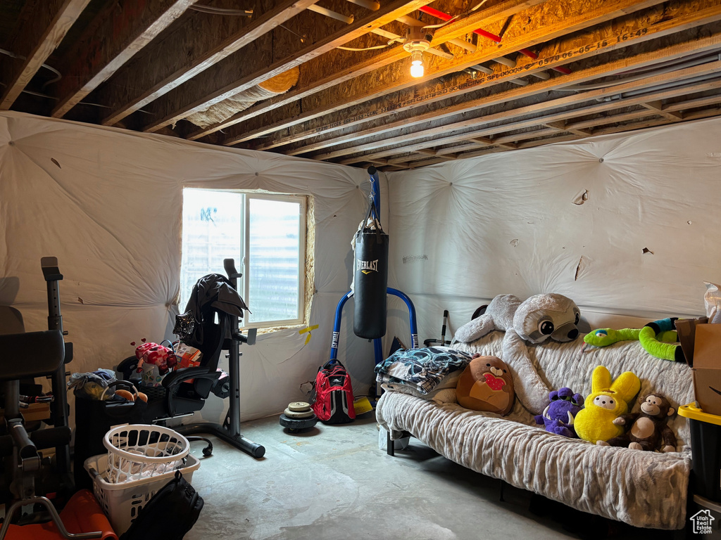 View of basement