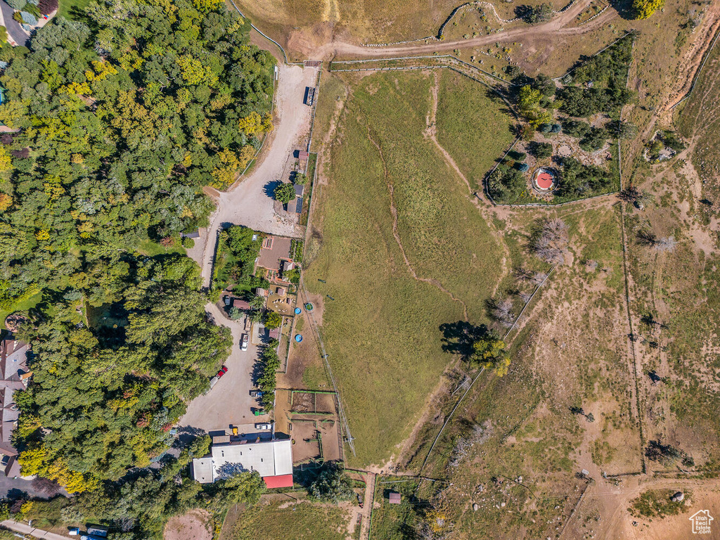 Aerial view of property and surrounding area