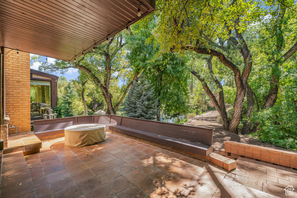 View of patio