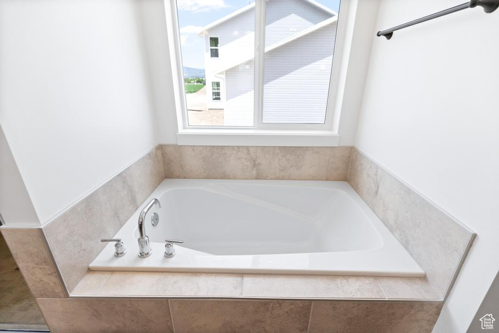 Bathroom featuring a bath