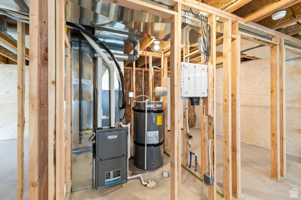 Utilities featuring water heater