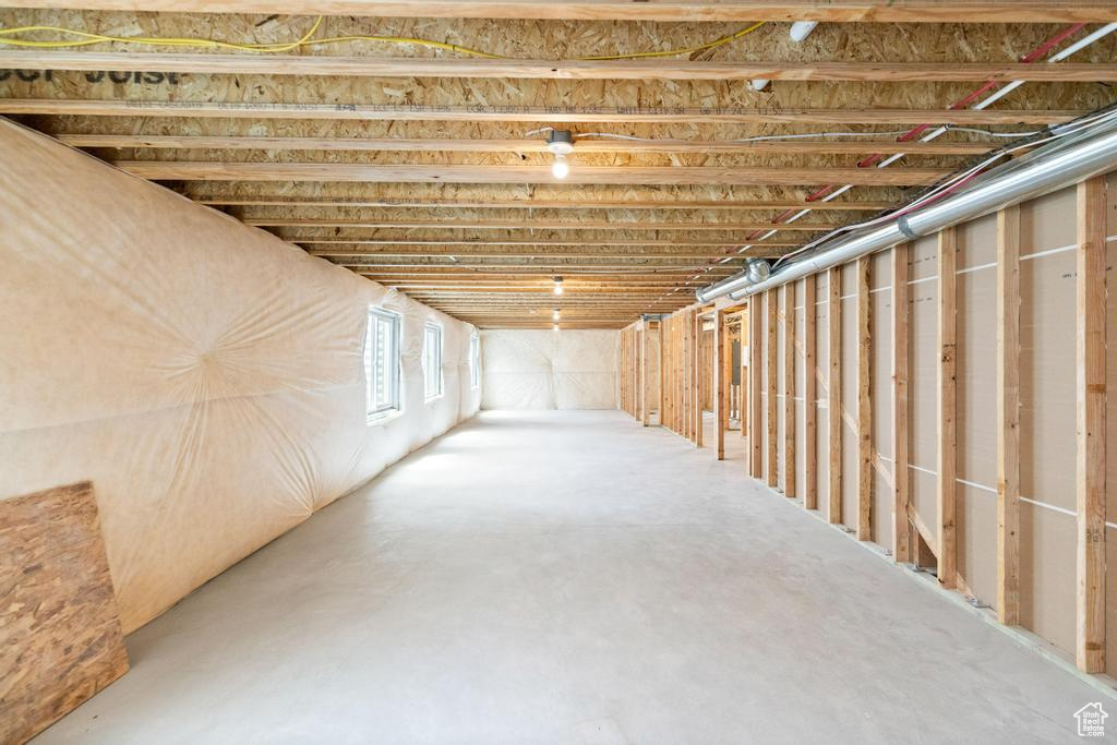 View of basement