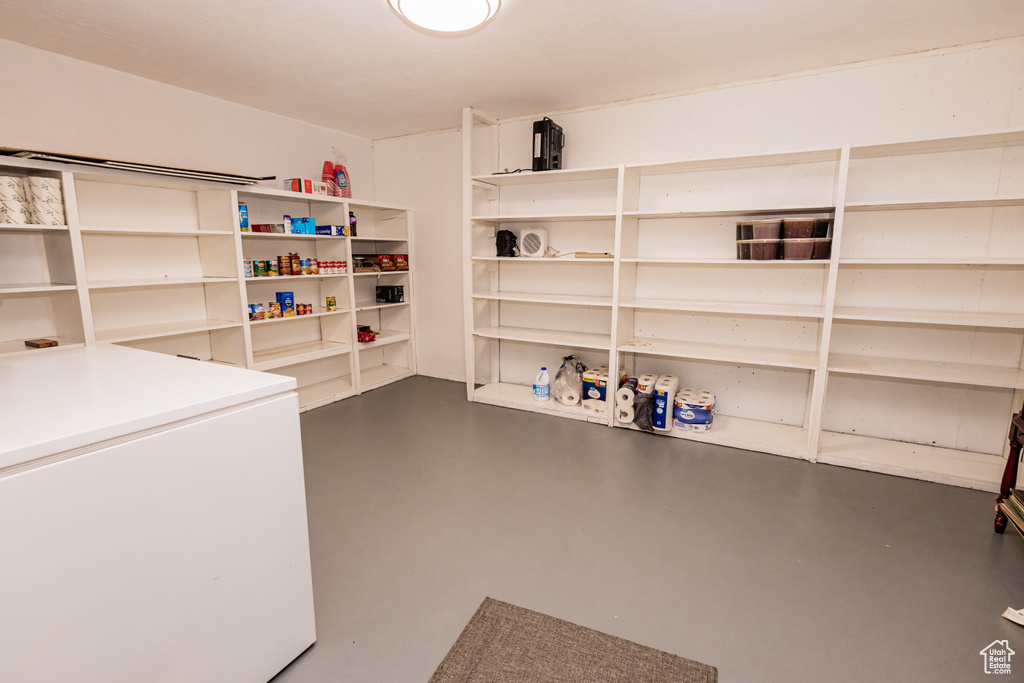 View of storage room