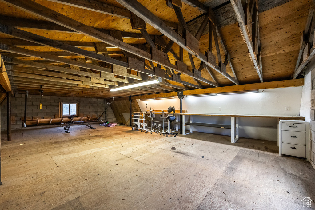 View of basement