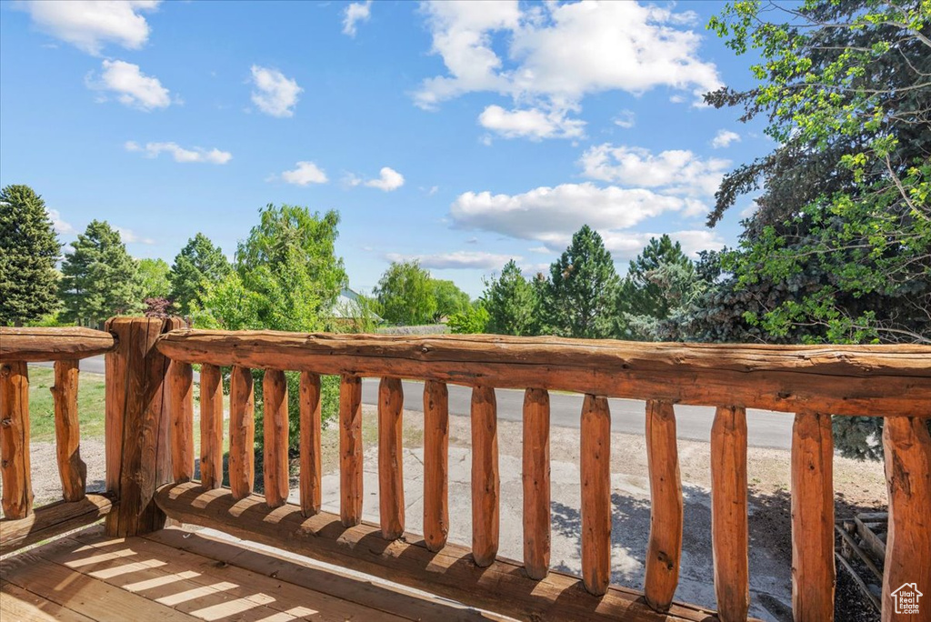 View of deck