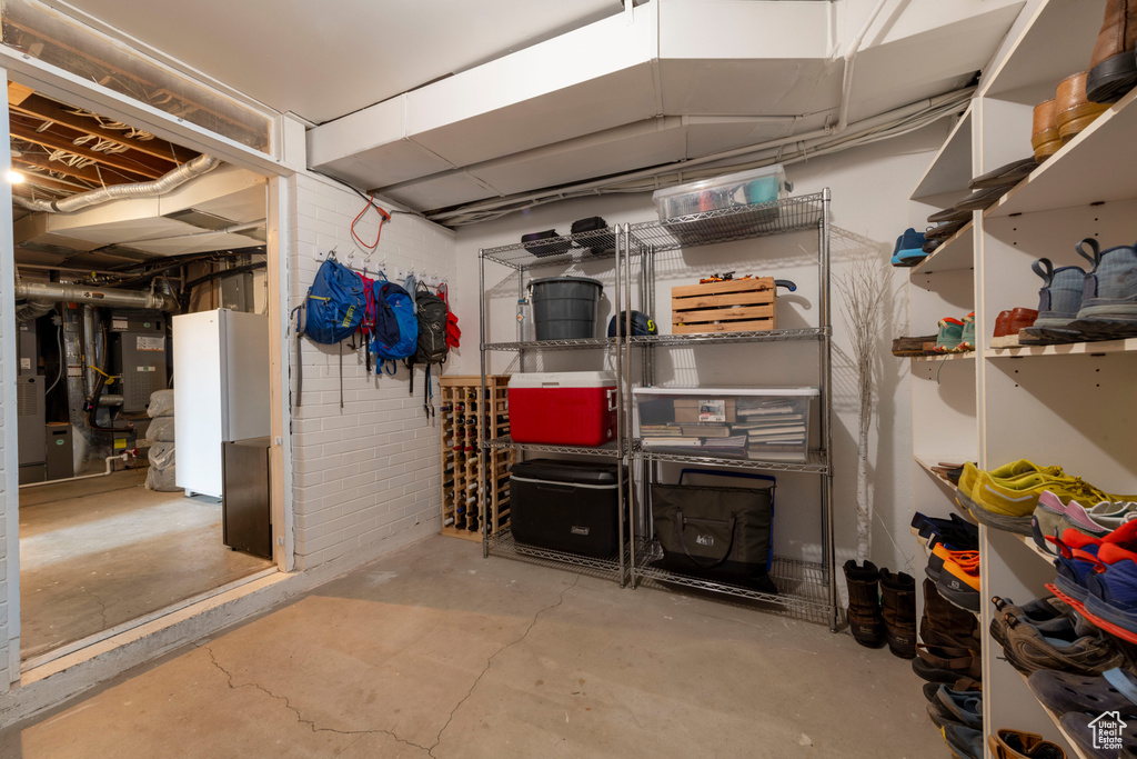 View of storage room