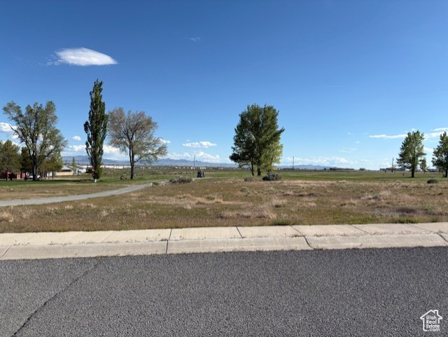 View of yard featuring a rural view