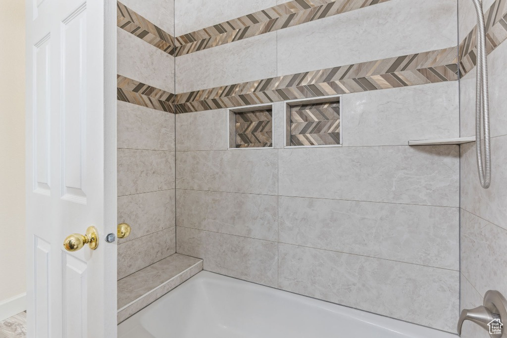 Full bathroom featuring tub / shower combination