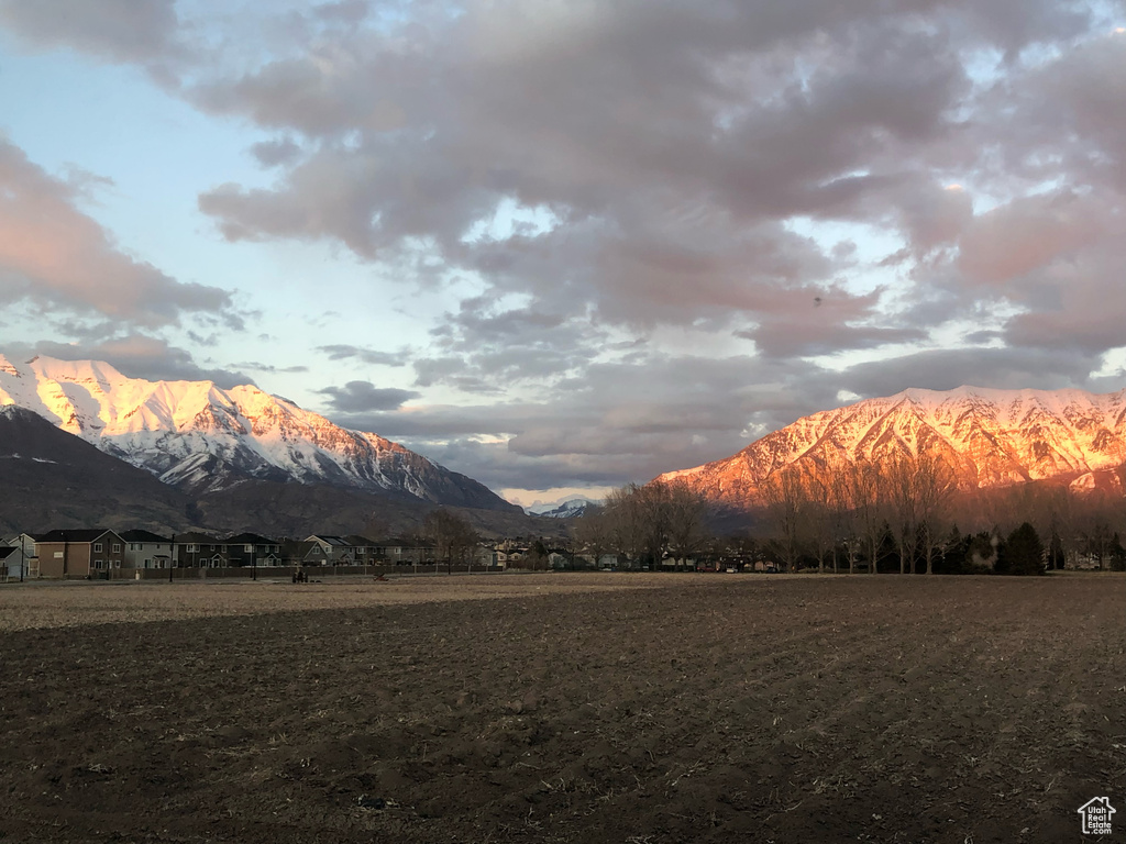 View of mountain background