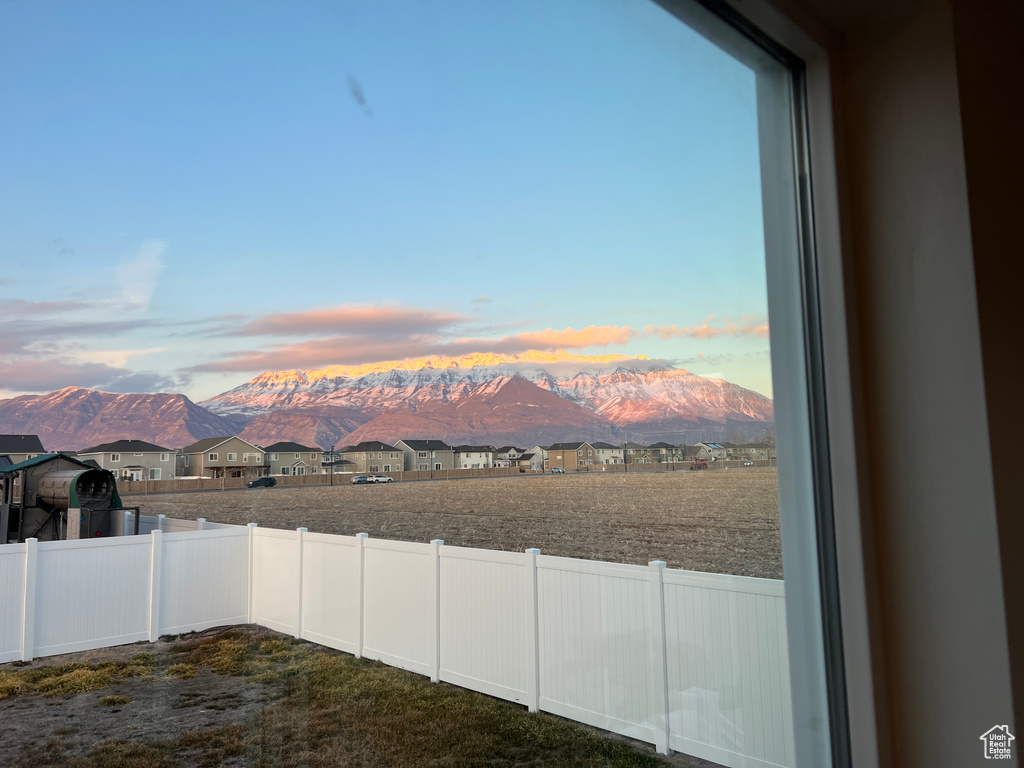 View of mountain backdrop