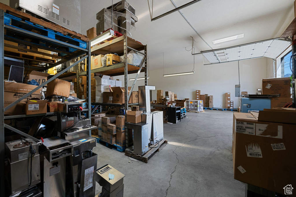 View of storage area