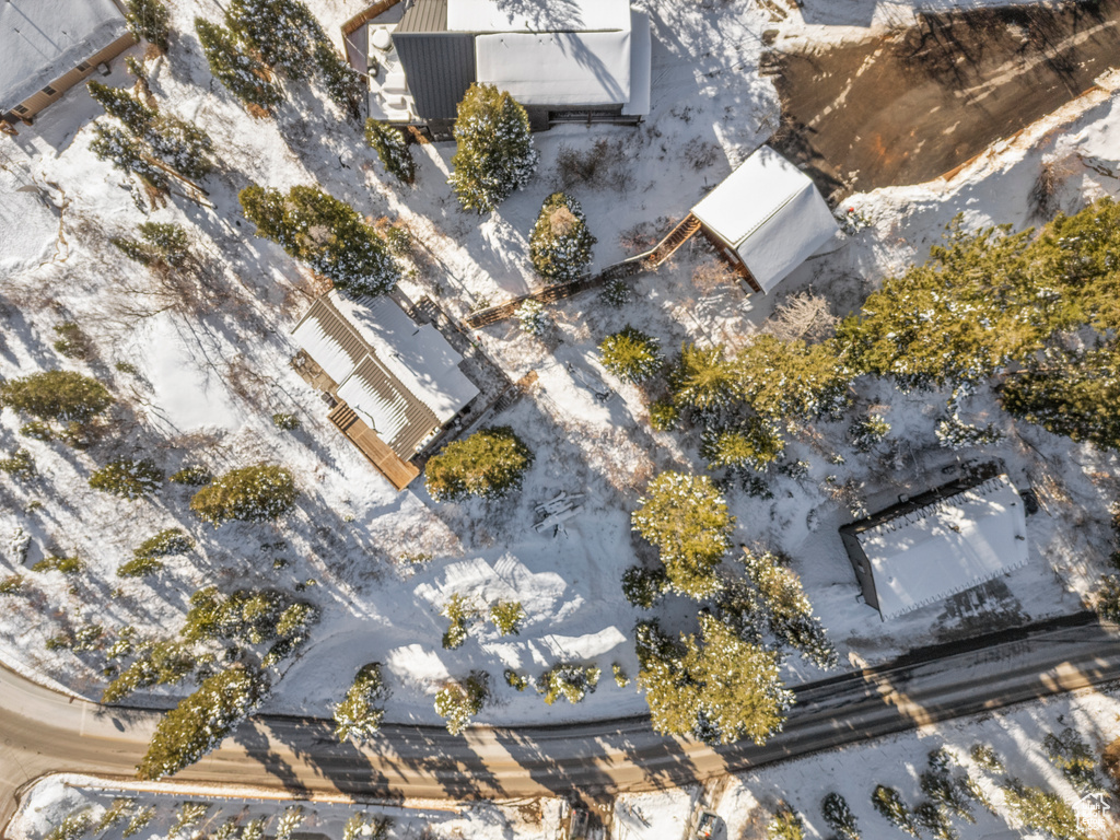 Aerial view of property's location