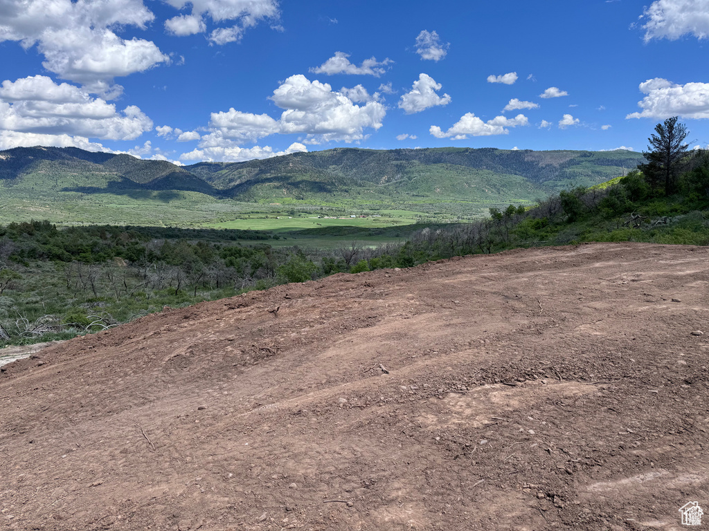 View of mountain background