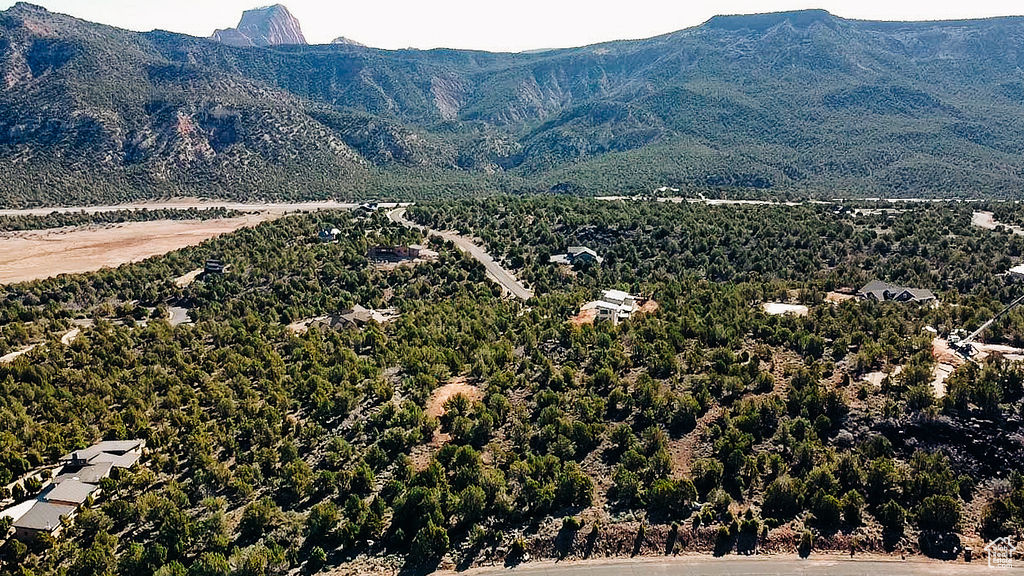 View of mountain background