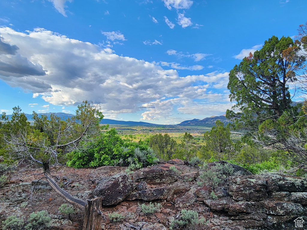 View of mountain background