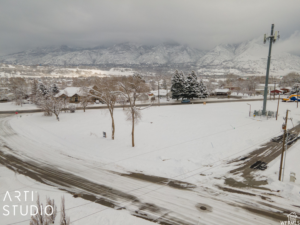 View of mountain backdrop