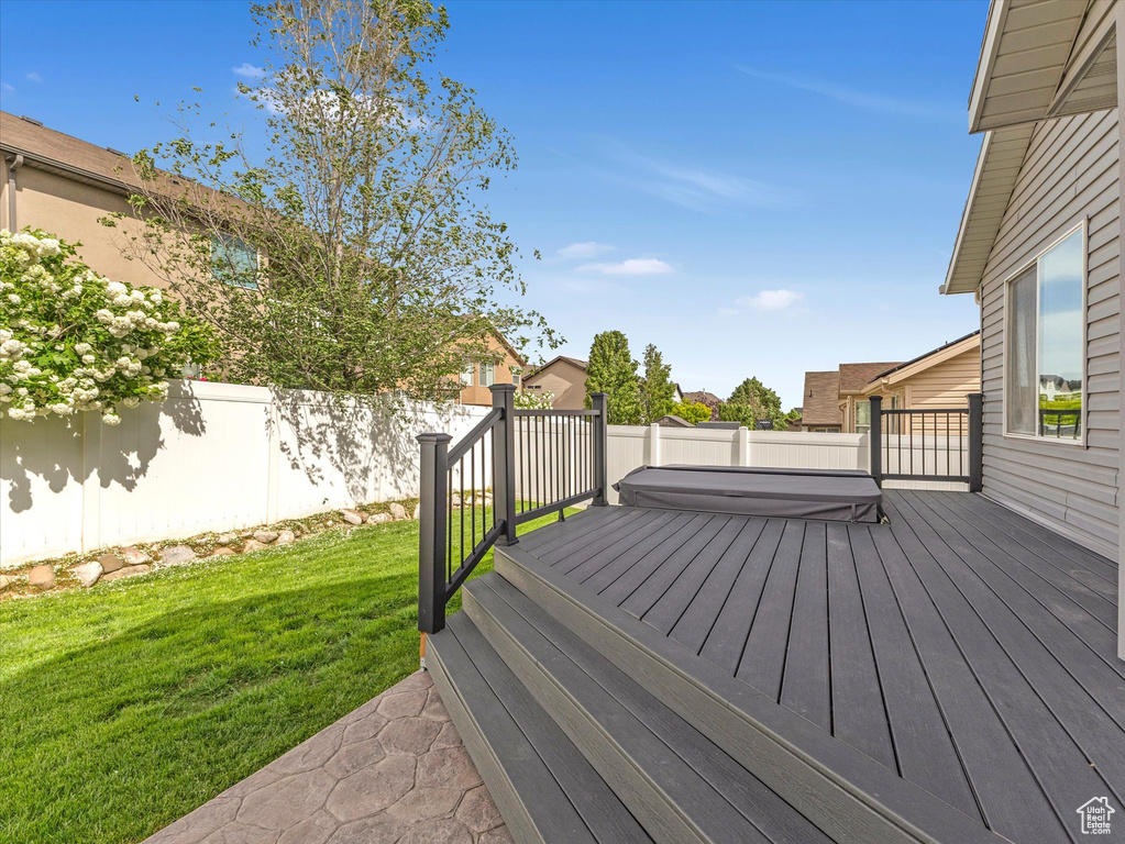 View of deck