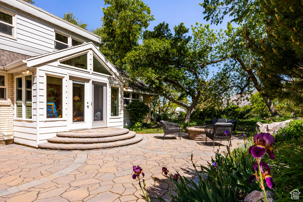 View of patio