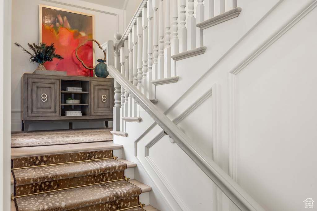 View of stairs