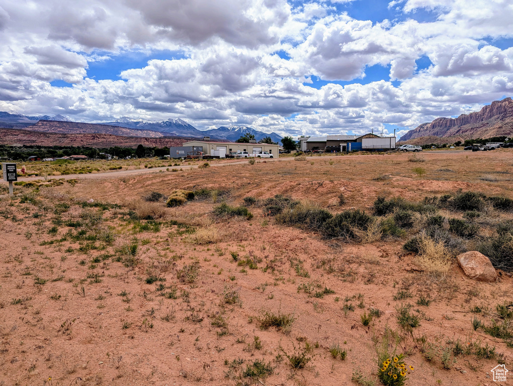 View of mountain background