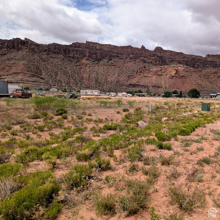 View of mountain background