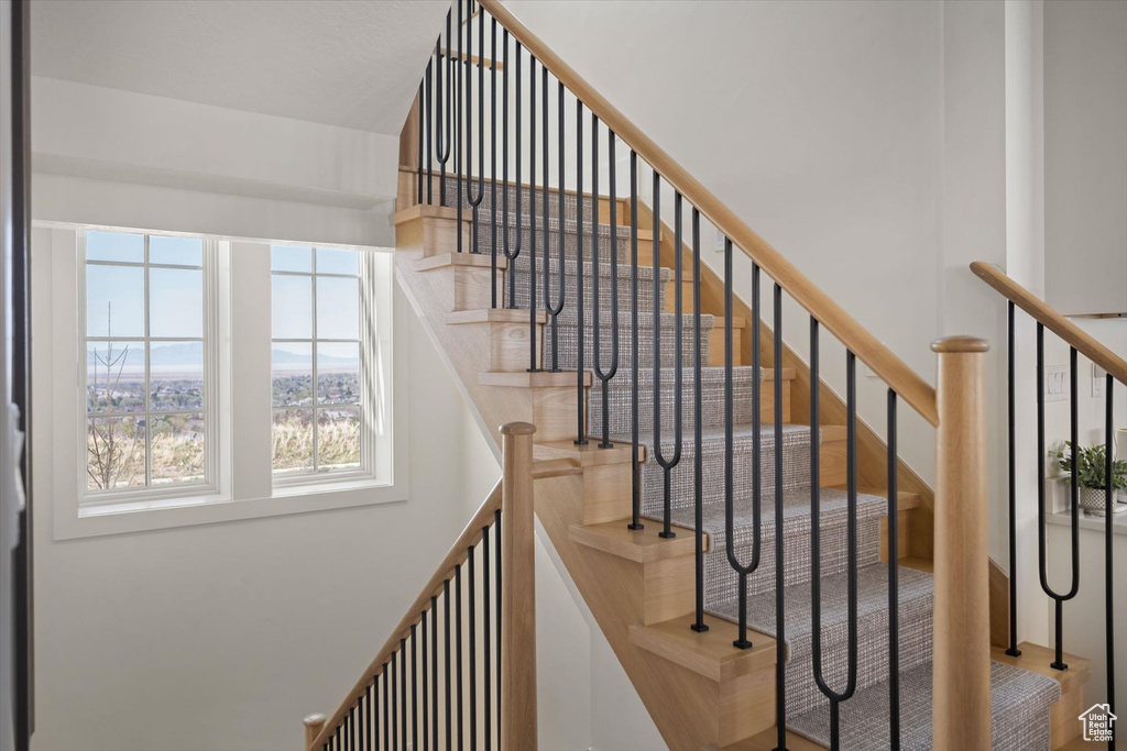 View of stairs