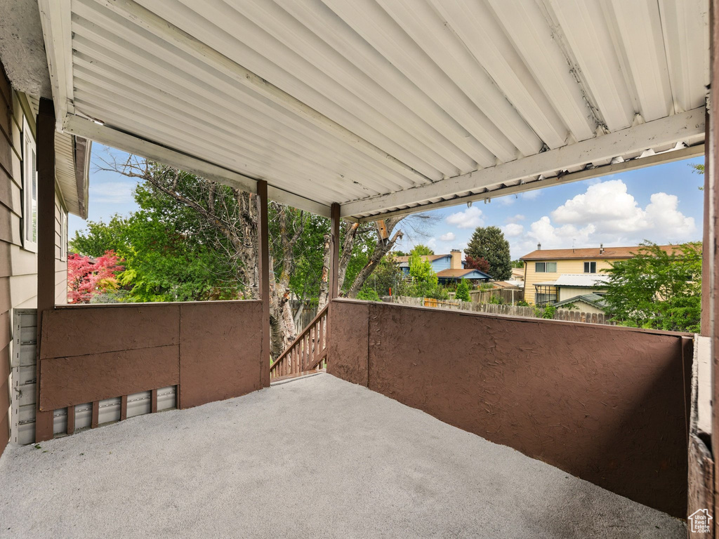 View of patio / terrace with fence