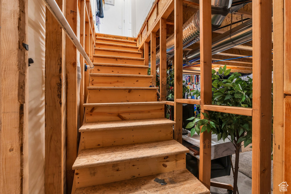 View of stairs