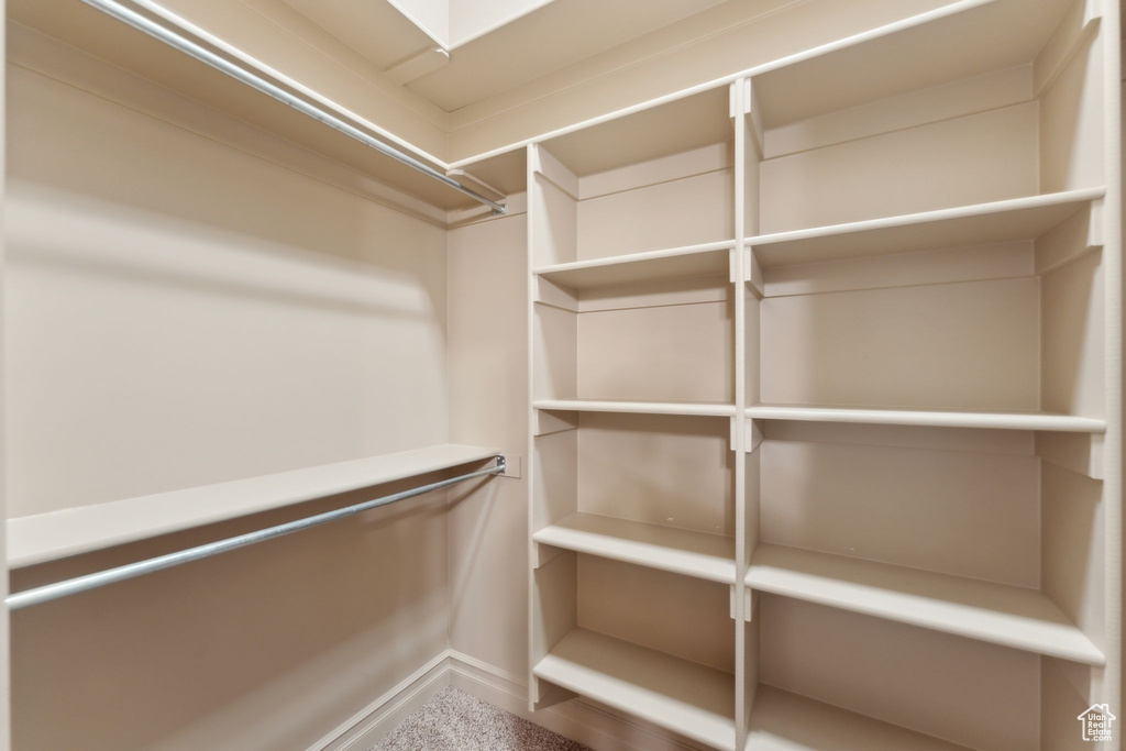 View of spacious closet
