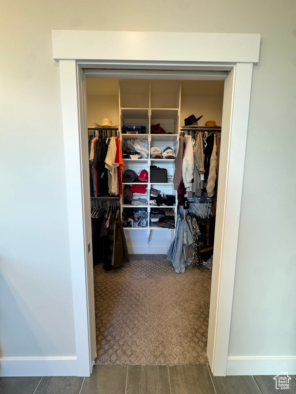 View of closet