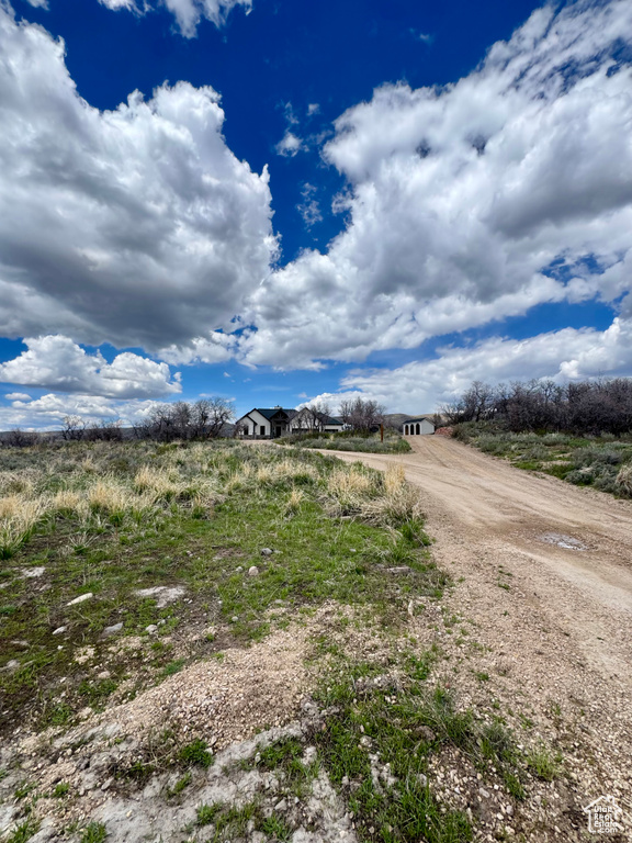 View of road with a view of rural / pastoral area