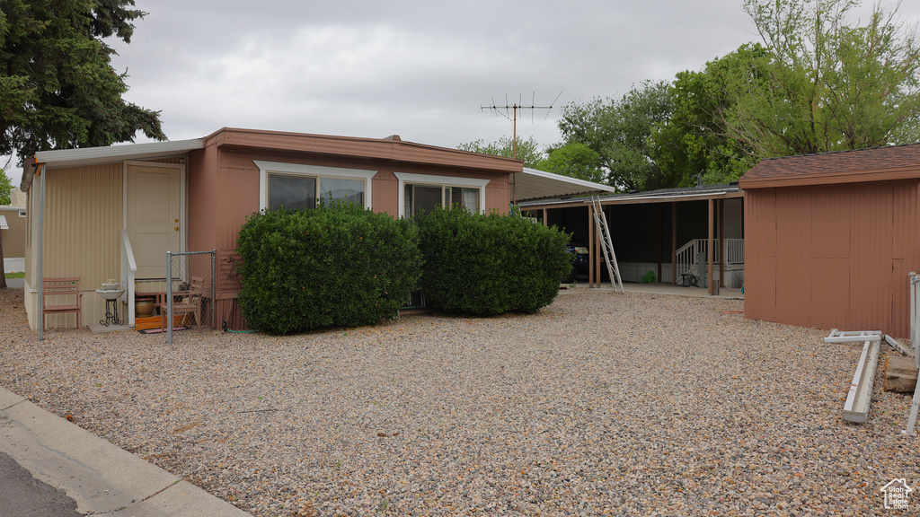 View of property exterior