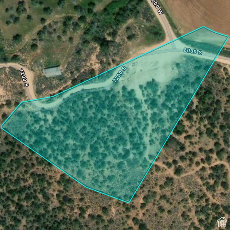 Map / location featuring property boundaries highlighted