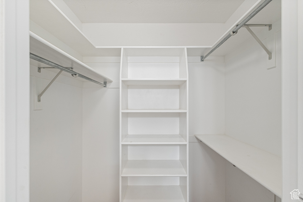 View of spacious closet