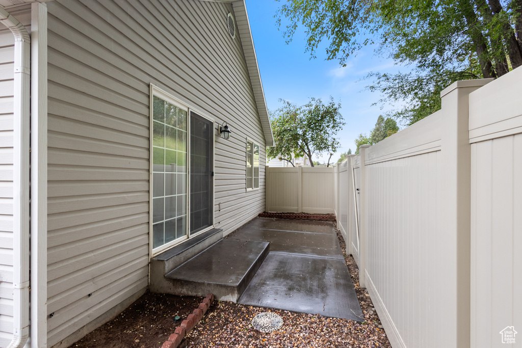 View of patio / terrace featuring a fenced backyard