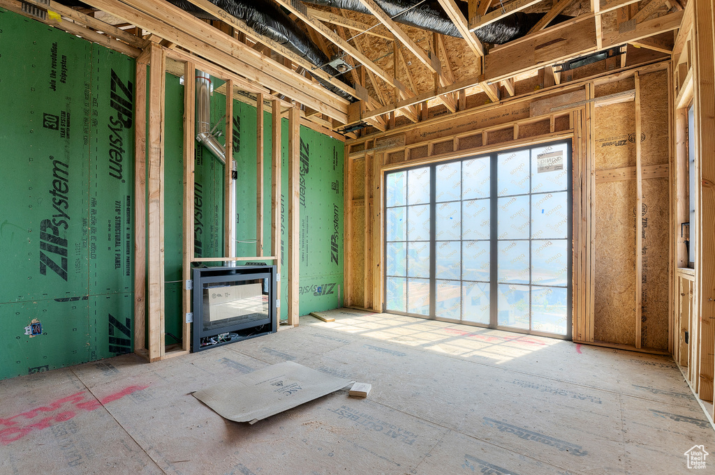 View of unfurnished living room