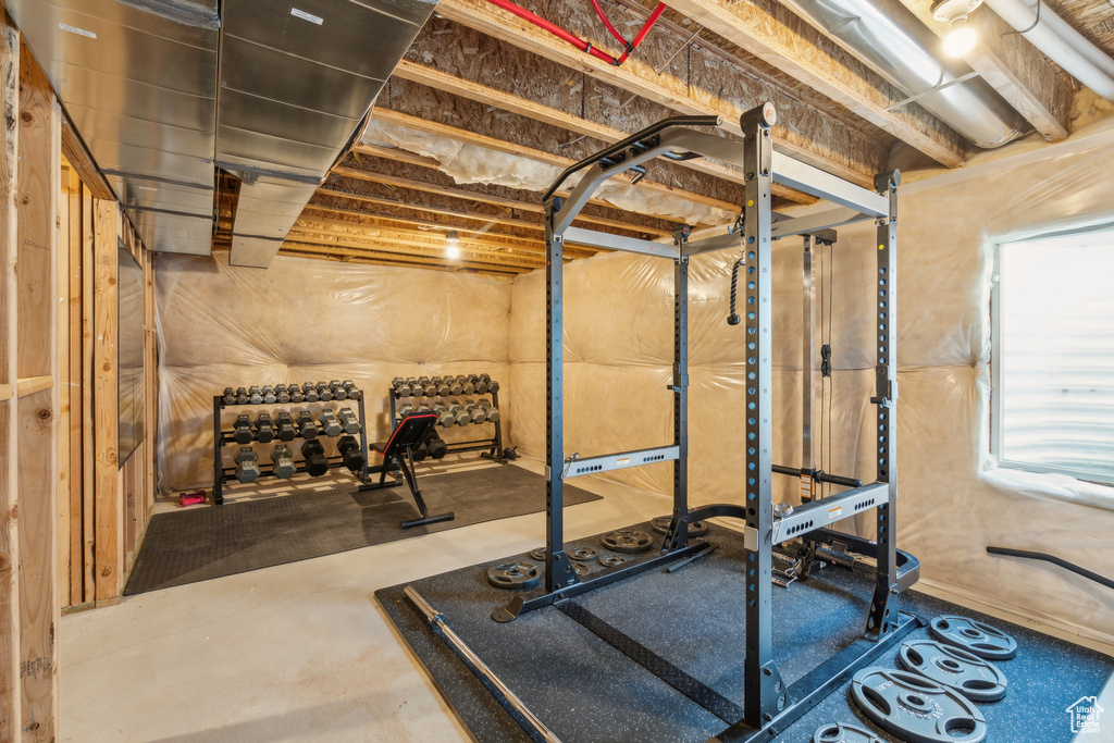 View of exercise area