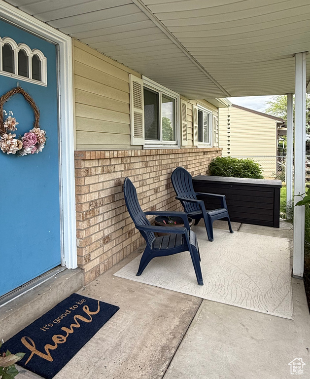 View of patio
