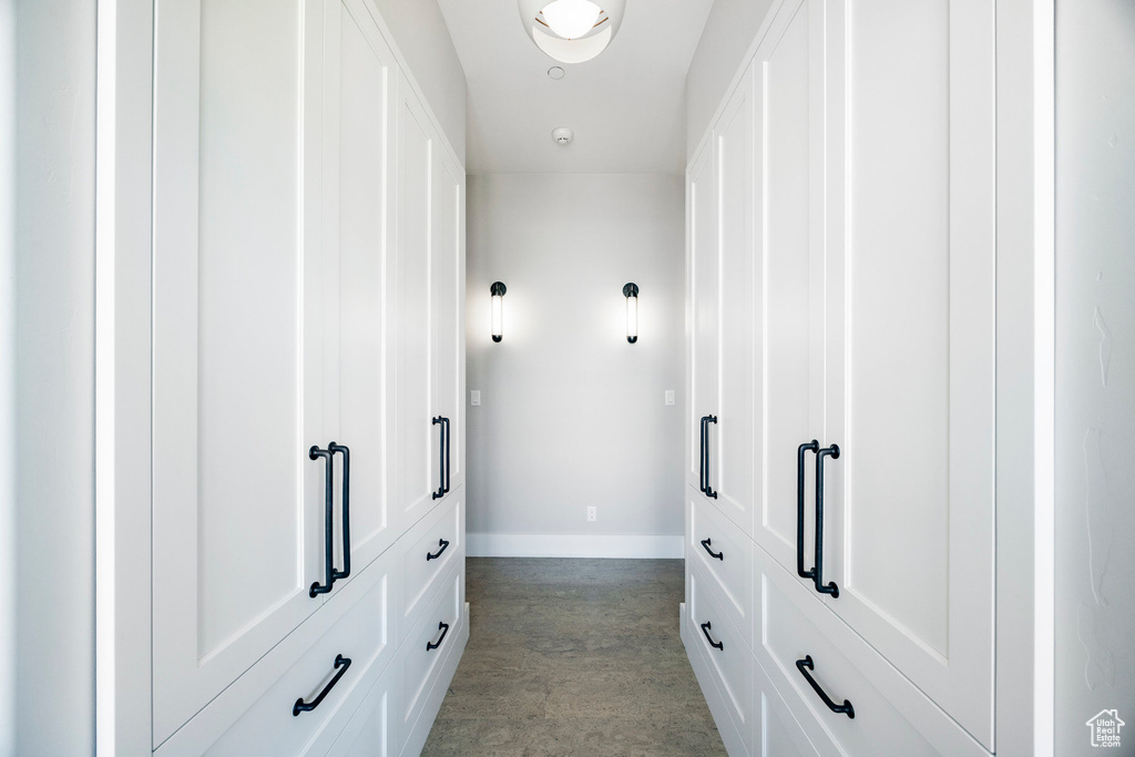 Hall featuring baseboards