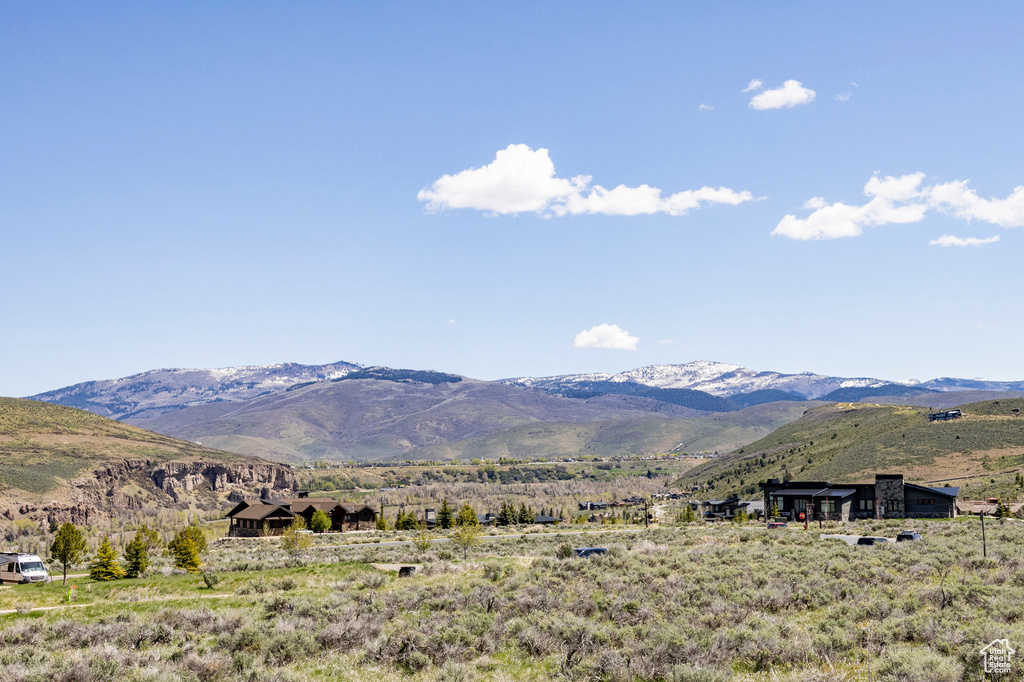 View of mountain backdrop