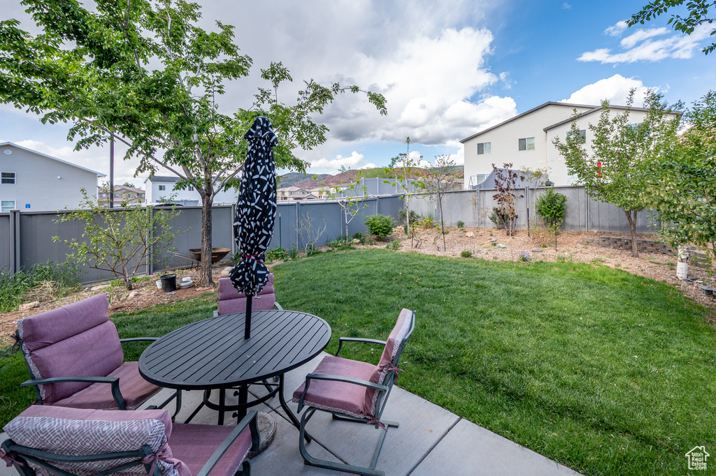 View of patio