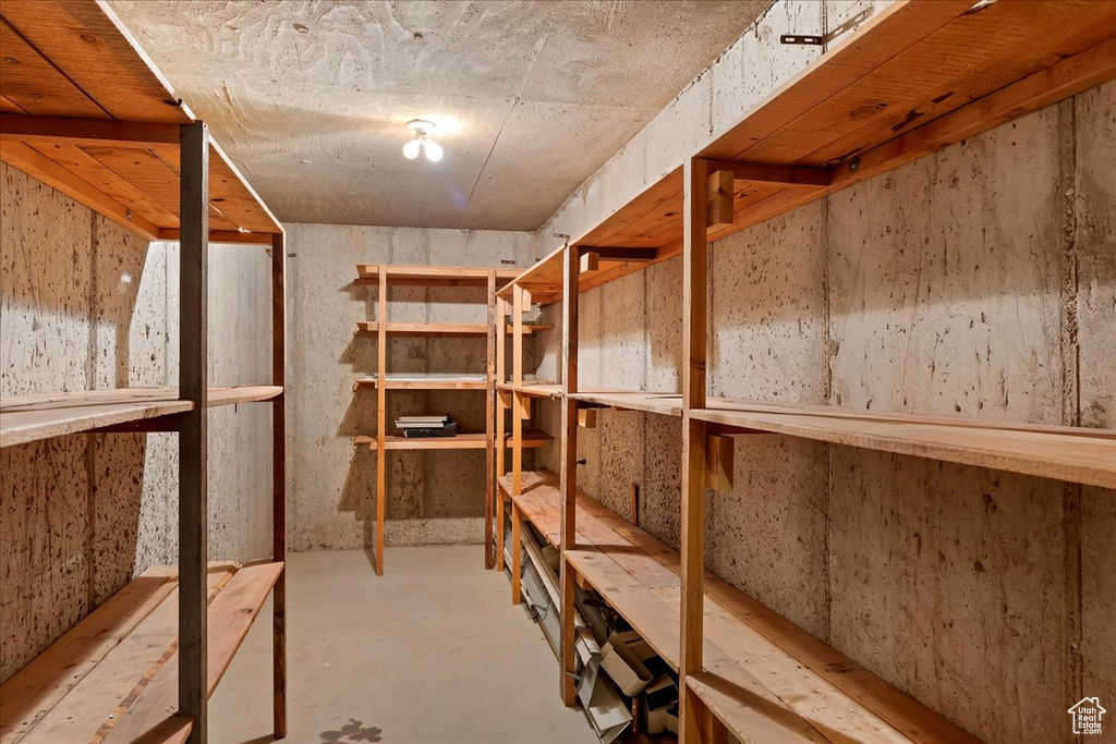 View of storage room