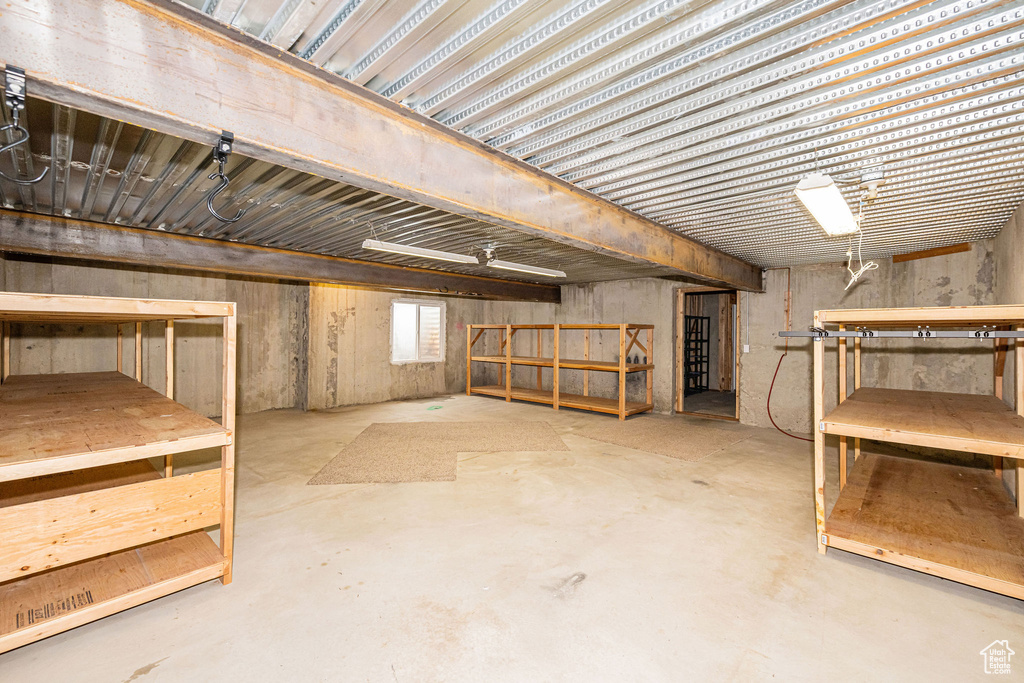 View of basement